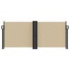 vidaXL sammenrullelig sidemarkise 100x600 cm beige