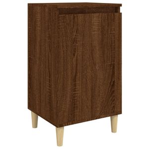 vidaXL sengebord 40x35x70 cm konstrueret tr&aelig; brun egetr&aelig;sfarve