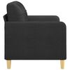 vidaXL 2-personers sofa 120 cm stof sort