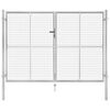 vidaXL havel&aring;ge galvaniseret st&aring;l 306x175 cm s&oslash;lv