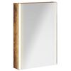 vidaXL Badev&aelig;relsesspejlskab R&oslash;get eg 43 x 11,5 x 60,5 cm