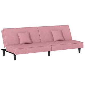 vidaXL sovesofa velour lyser&oslash;d