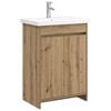 vidaXL Badev&aelig;relsesm&oslash;bel s&aelig;t Artisan-eg 61 x 40 x 84,5 cm