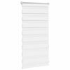 vidaXL zebragardin 40,9x100 cm stofbredde 36,7 cm hvid