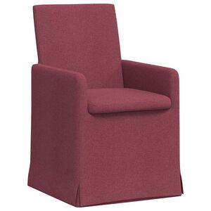 vidaXL Spisestole 2 stk. Stof Vinr&oslash;d 57 x 68 x 94 cm