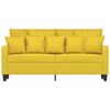 vidaXL 2-personers sofa 140 cm stof lysegul
