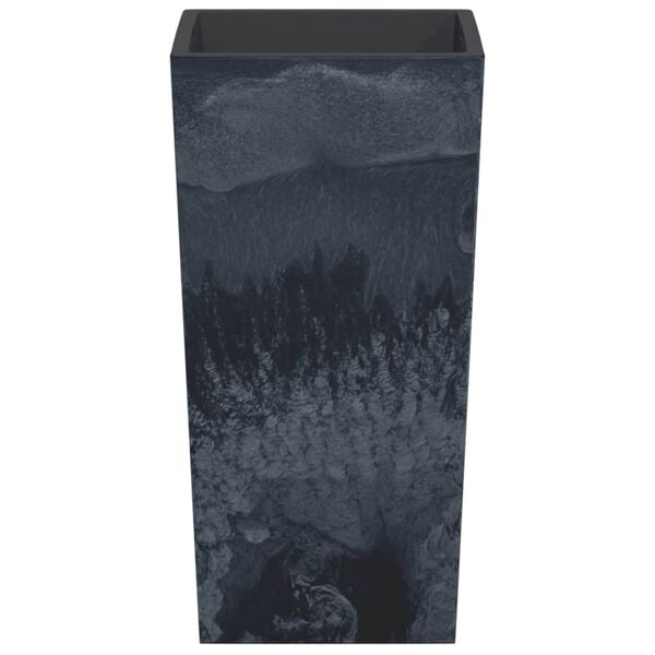 vidaXL plantekrukke 11/26,5 l udtagelig indsats PP betonlook antracit