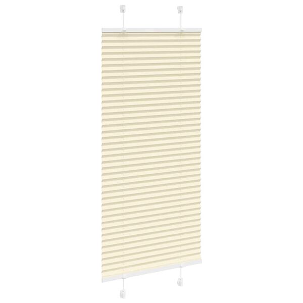 vidaXL Pliss&eacute;gardin fl&oslash;de 60x150 cm Stofbredde 59,4 cm Polyester