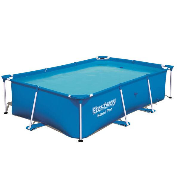 Bestway Steel Pro swimmingpool med st&aring;lstel 259x170x61 cm 56403