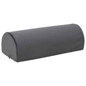 vidaXL Fodst&oslash;ttepude Ensfarvet Gr&aring; 42 x 18 x 13 cm PU Skum