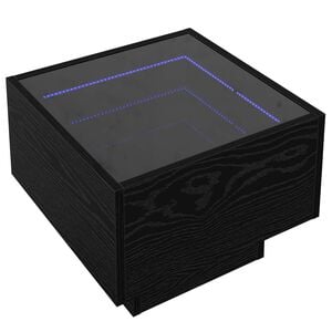 vidaXL Sofabord Sort eg 40 x 40 x 30 cm