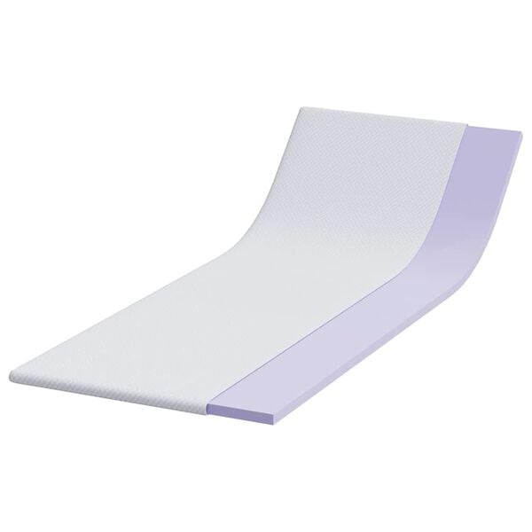 vidaXL Madras topper Hvid 80 x 200 cm Jacquard Stof