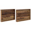 vidaXL Magasin Rack med hylde 2 stk. Gammelt tr&aelig; 100 x 12 x 70 cm