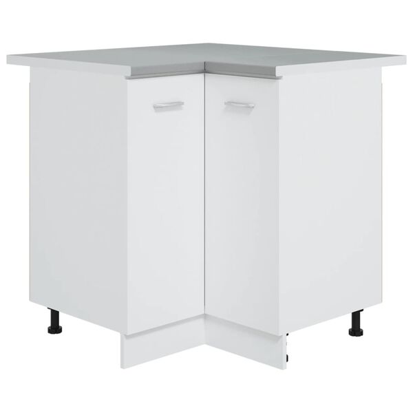 vidaXL hj&oslash;rnebordplade til k&oslash;kken sp&aring;nplade gr&aring;