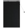 vidaXL Persienner Sort 90 x 130 cm 35 mm Massivt Paulownia Tr&aelig;