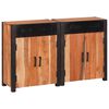 vidaXL Sideboard 2 stk. Brun 110 x 30 x 75 cm Massivt Akacietr&aelig;
