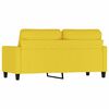 vidaXL 2-personers sofa 140 cm stof lysegul