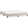 vidaXL sengeramme 180x200 cm kunstl&aelig;der cappuccinofarvet