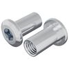 vidaXL L&aring;se Skive 2 stk. Nikkel M6 x 15 mm St&aring;l