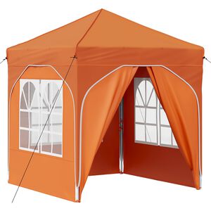 vidaXL Pop-up Festtelt 192 x 192 x 245 cm Orange
