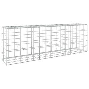 vidaXL Gabion med 5 mm tr&aring;d og 10x10 cm net 150x30x50 cm