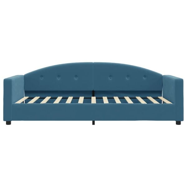 vidaXL daybed 90x200 cm velour bl&aring;