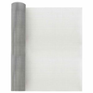 vidaXL Netsk&aelig;rm 40 x 1000 cm 18 mesh Rustfrit St&aring;l 304 S&oslash;lv