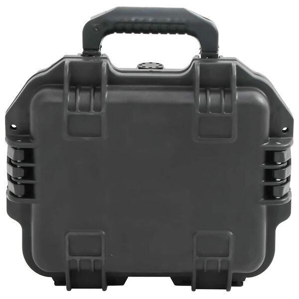 vidaXL transportabel flightcase 30x24,5x12,5 cm PP sort