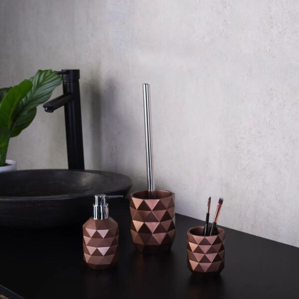 RIDDER sæbedispenser Joyce 250 ml metallisk mørkebrun