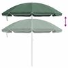 vidaXL Parasol Gr&oslash;n 161 x 161 x 193 cm Polyester