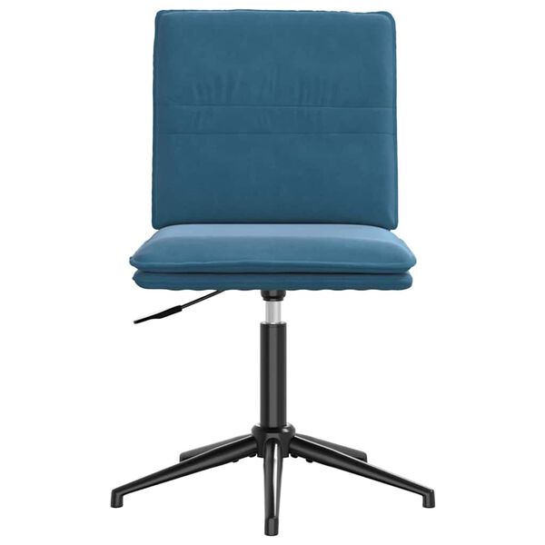 vidaXL spisebordsstole 6 stk. velour bl&aring;