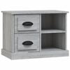 vidaXL sengebord 60x35,5x45 cm gr&aring; sonoma-eg