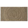 vidaXL Omr&aring;de t&aelig;ppe Naturfarvet og sort 100 x 200 cm Jute