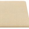 vidaXL V&aelig;ghovedg&aelig;rde 12 pcs Creme 30 x 15 cm Stof