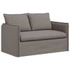 vidaXL Sofa 2 pcs Gr&aring;brun 196 x 82 x 85 cm Stof