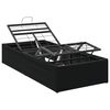 vidaXL Elektrisk Justerbar Sengetramme Sort 200 x 80 x 33,5 cm St&aring;l