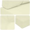 vidaXL Udend&oslash;rs Sofa Pude 2 pcs Creme Polyester