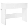 vidaXL Konsolbord Hvid 96,5 x 38 x 75 cm Konstrueret tr&aelig;