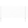vidaXL Hegn med post S&oslash;lv 1 x 25 m St&aring;l