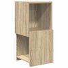 vidaXL Hj&oslash;rneskab Sonoma eg 30,5x30x65cm Konstrueret tr&aelig;