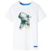 T-shirt til b&oslash;rn str. 92 ecrufarvet