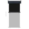 vidaXL sidemarkise til altan 85x250 cm sort