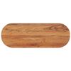 vidaXL bordplade 140x50x3,8 cm oval massivt akacietr&aelig;