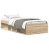 vidaXL sengeramme 100x200 cm sonoma-eg