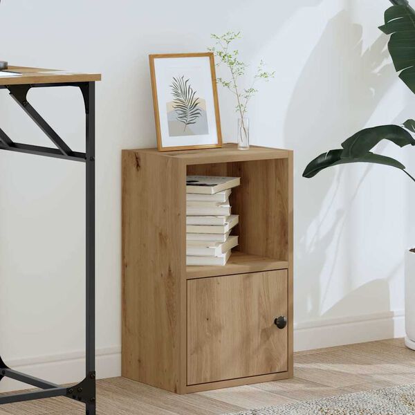 vidaXL bogreol 31x24x52 cm konstrueret tr&aelig; kunsteg