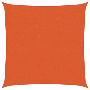 vidaXL solsejl 2,5x2,5 m 160 g/m&sup2; HDPE orange