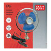 Carpoint ventilator med varme 12 V 15,3 cm s&oslash;lvfarvet