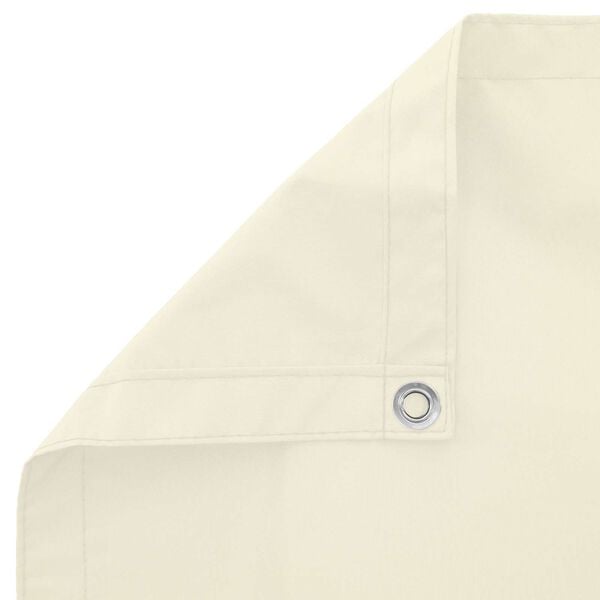 vidaXL Altan Sk&aelig;rm Creme 100 x 800 cm Oxford stof