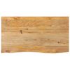 vidaXL bordplade 100x60x3,8 cm naturlig kant massivt mangotr&aelig;