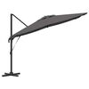 vidaXL Roma Parasol Antracit 286 x 285 x 265 cm Polyester og Aluminium